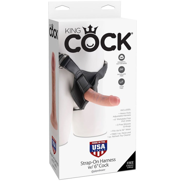 Strap-On King Cock 15.2cm