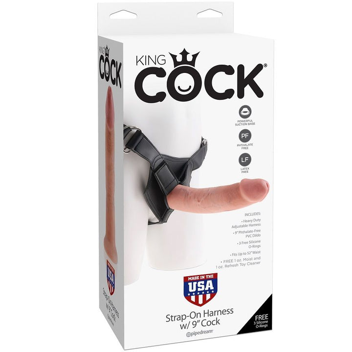 Strap-On King Cock Bege 22.9cm