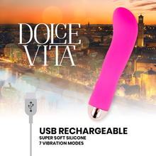Carregar imagem no visualizador da galeria, Estimulador DolceVita Modelo 2 Rosa Recarregável USB
