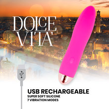 Carregar imagem no visualizador da galeria, Estimulador DolceVita Modelo 4 Rosa Recarregável USB
