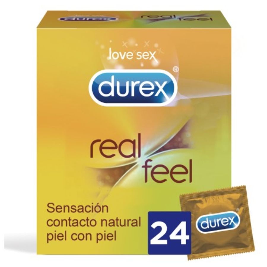 Preservativos Sem Látex Real Feel Durex 24 Un