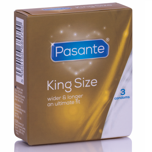 Preservativos XXL King Size Pasante 3 un